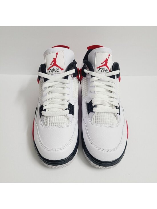 Nike Air Jordan 4 Retro Red Cement Shoes DH6927-161 Size 10 White Red B Grade #1